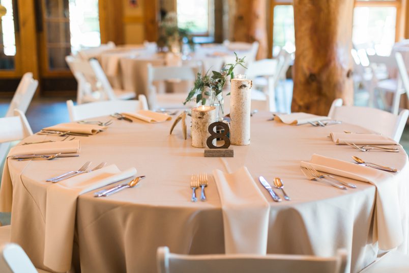 Summer Wedding Schlitz AUdubon Table Setting