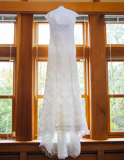 Fall Wedding Schlitz Audubon Wedding Dress