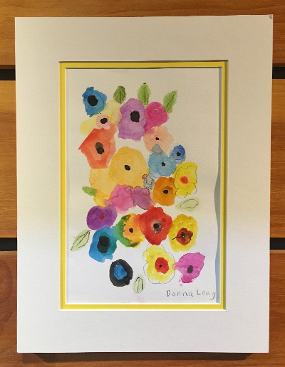 The Colorful Flowers by Donna Long