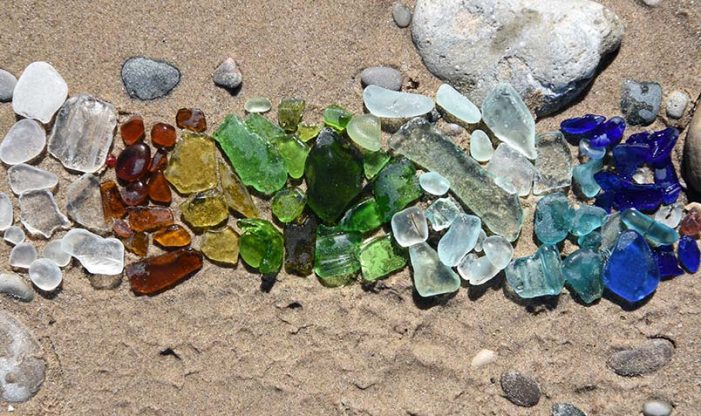 Finding Beach Glass Along Lake Michigan in Milwaukee