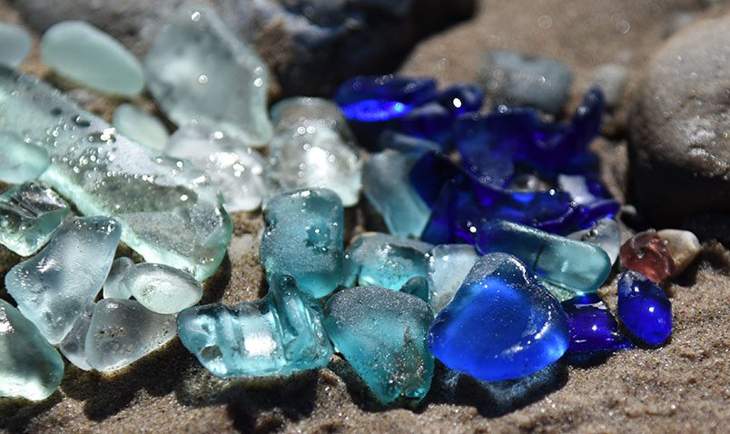 Finding Beach Glass Along Lake Michigan in Milwaukee