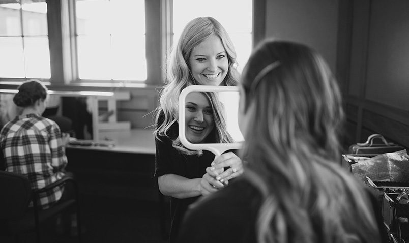 Spring Wedding Schlitz Audubon Getting Ready