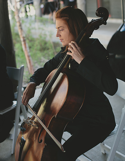 Spring Wedding Schlitz Audubon Cello