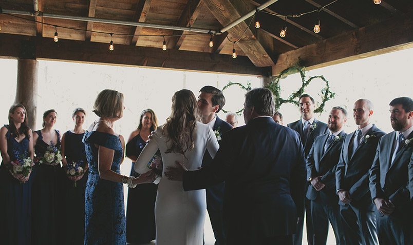 Spring Wedding Schlitz Audubon Altar
