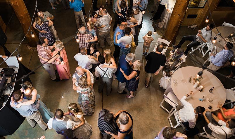 Summer Wedding Schlitz Audubon Mezzanine