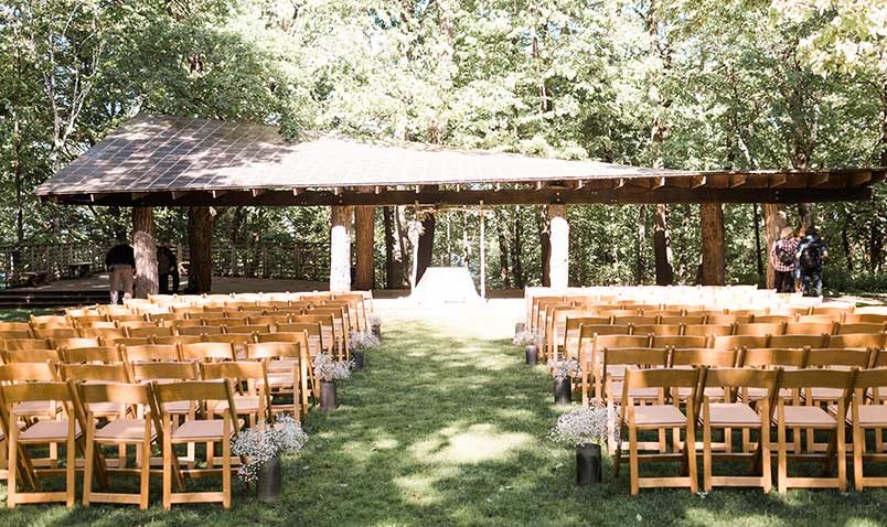 Summer Wedding Schlitz Audubon Pavilion