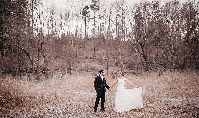 Winter Wedding Schlitz Audubon Prairie