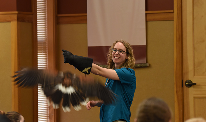 raptors at your event schlitz audubon